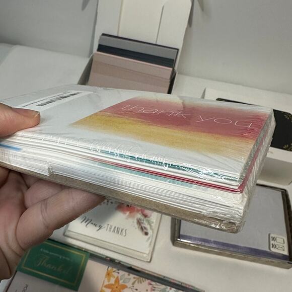 Huge Mixed Lot of Blank THANK YOU Cards - Picture 5 of 7